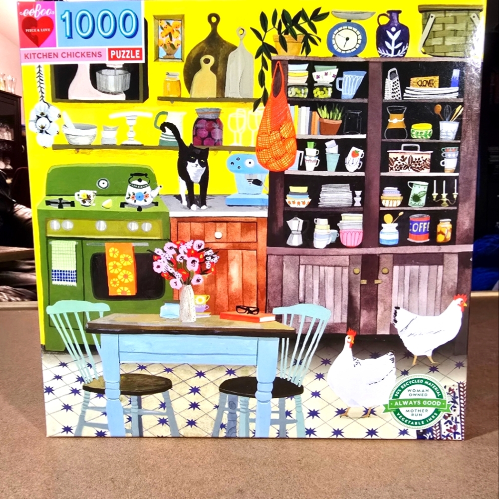 Eeboo 1000 pieces puzzle.